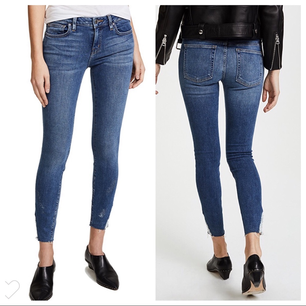 IRO Jarod Distressed Cropped Skinny Jeans Size 26